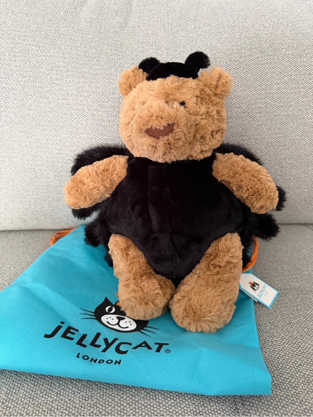 Jellycat Bartholomew Bear 'Spider'